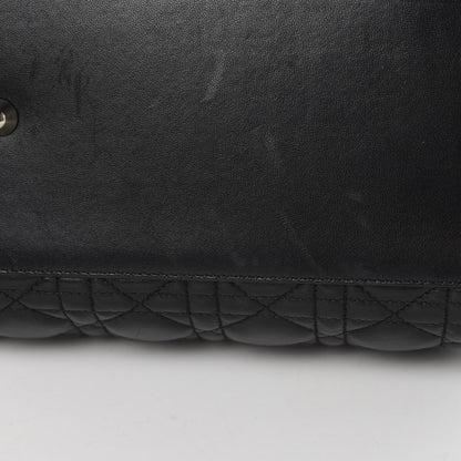 Christian Dior Lambskin Cannage Large Dior Soft Shopping Tote Black 12 of 15