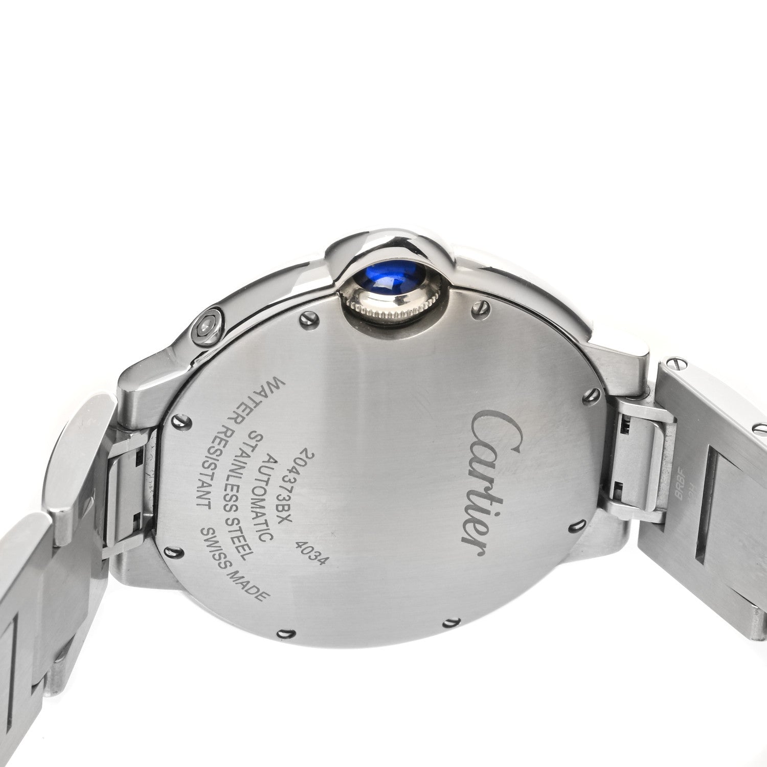 Cartier Stainless Steel 37mm Ballon Bleu De Cartier Moonphase Automatic Watch 4 of 5