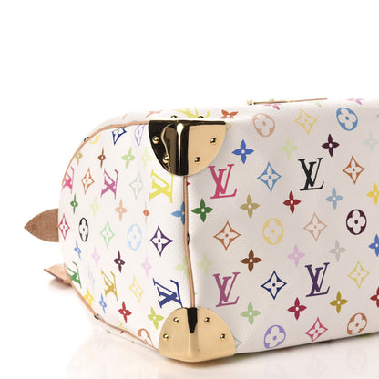 Louis Vuitton Monogram Multicolor Speedy 30 White 6 of 9