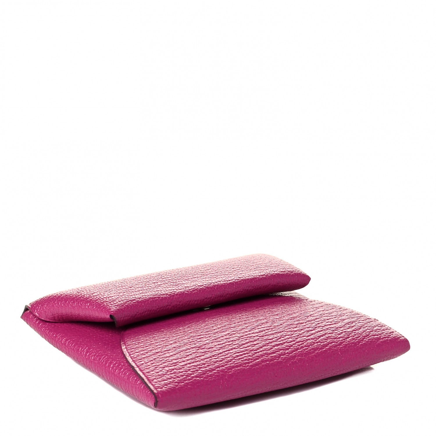 Hermes Chevre Mysore Bastia Coin Purse Rose Pourpre 3 of 4