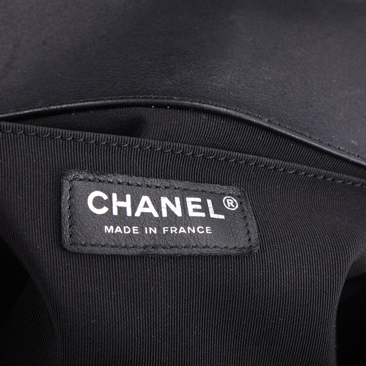 Chanel Lambskin Chevron Quilted Medium Boy Flap Black 6 of 10