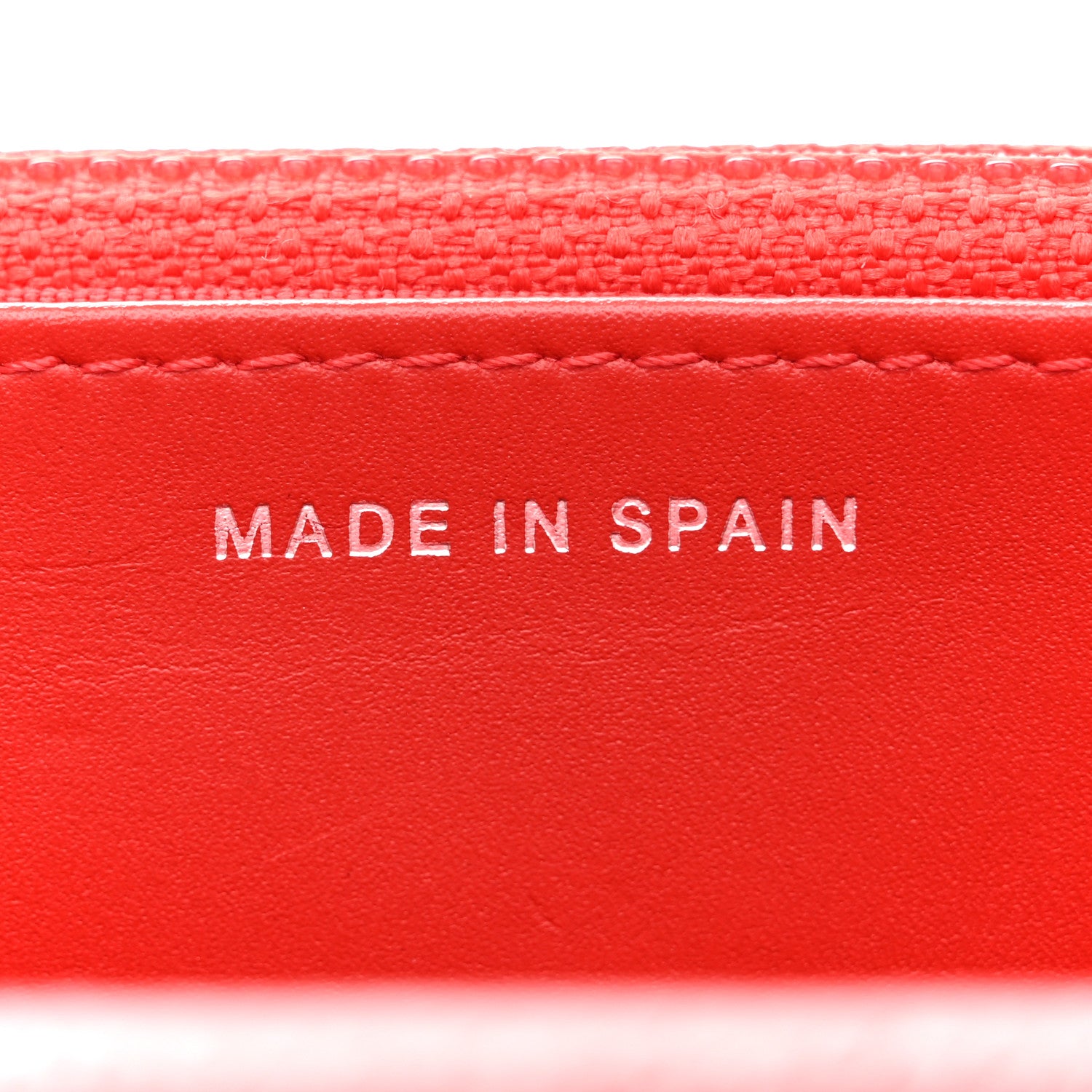 Chanel Caviar Quilted Wallet on Chain WOC Red 7 of 17