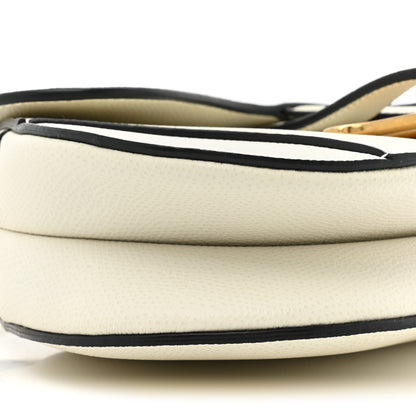 Christian Dior Grained Calfskin Mini Saddle Bag White 9 of 9
