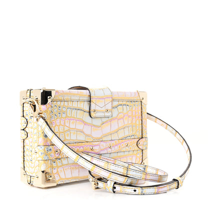 Louis Vuitton Alligator Royal Garden Petite Malle 3 of 10