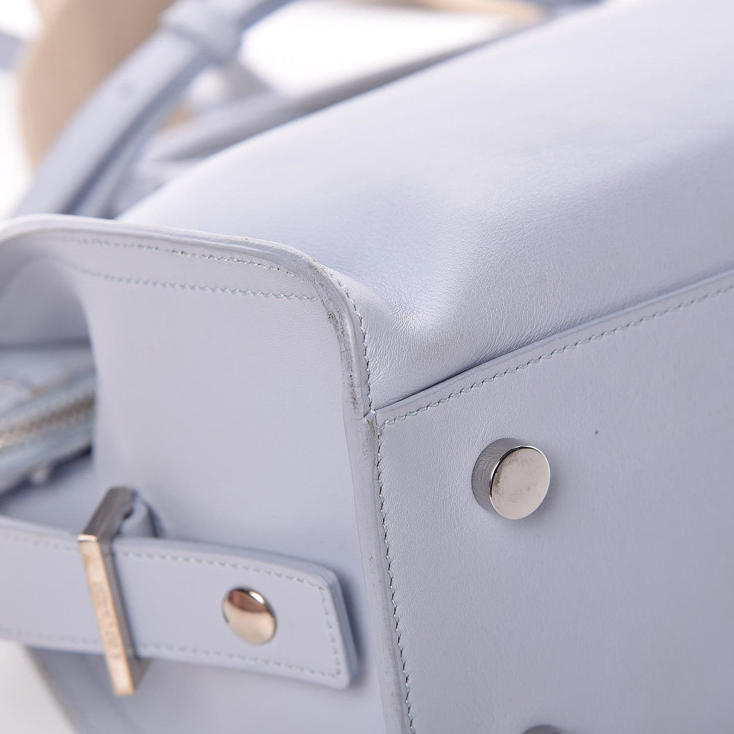 Calfskin Monogram Baby Cabas Sugar Paper