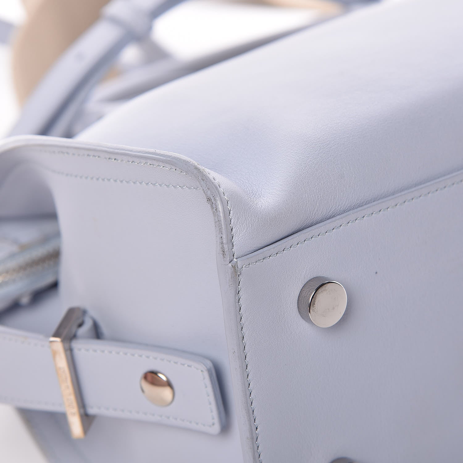 Saint Laurent Calfskin Monogram Baby Cabas Sugar Paper 19 of 19