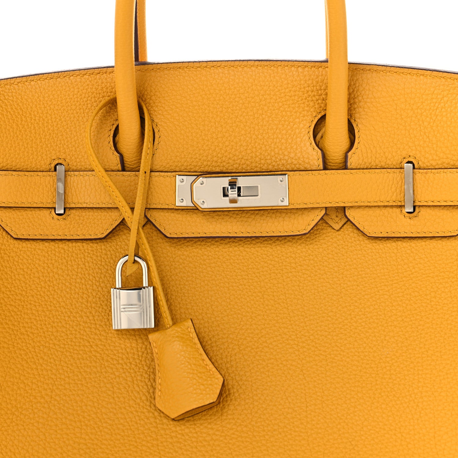 Hermes Togo BIRKIN 30 Jaune Ambre 8 of 12