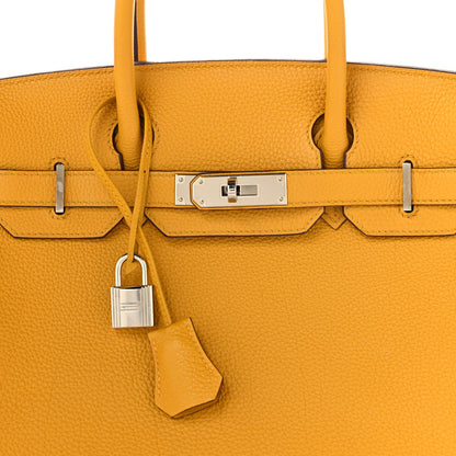 Hermes Togo BIRKIN 30 Jaune Ambre 8 of 12