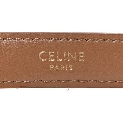 Celine Box Calfskin Small 18mm Triomphe Belt 80 32 Brown 5 of 7