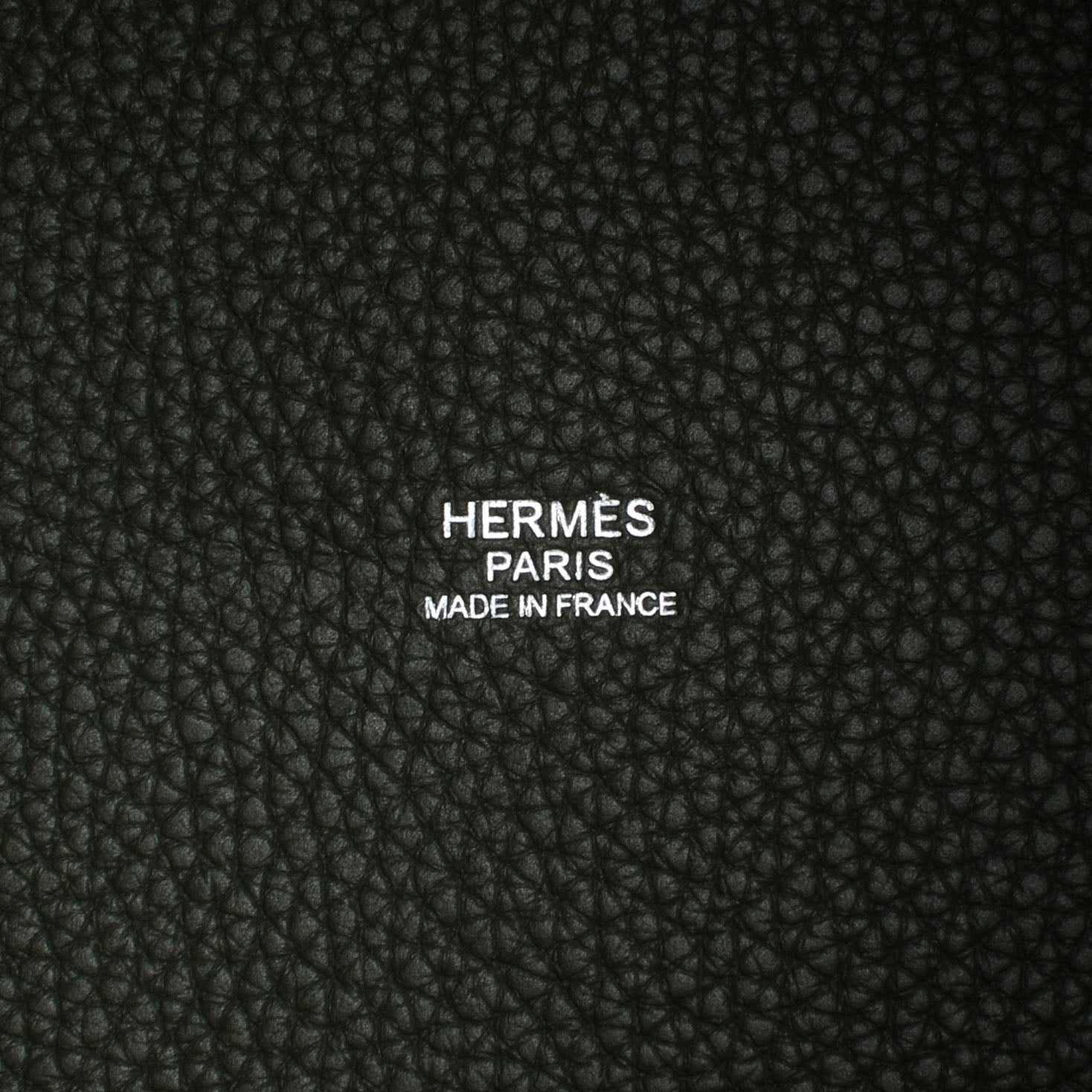 Hermes Taurillon Clemence Picotin Lock GM Vert Canopee 7 of 8