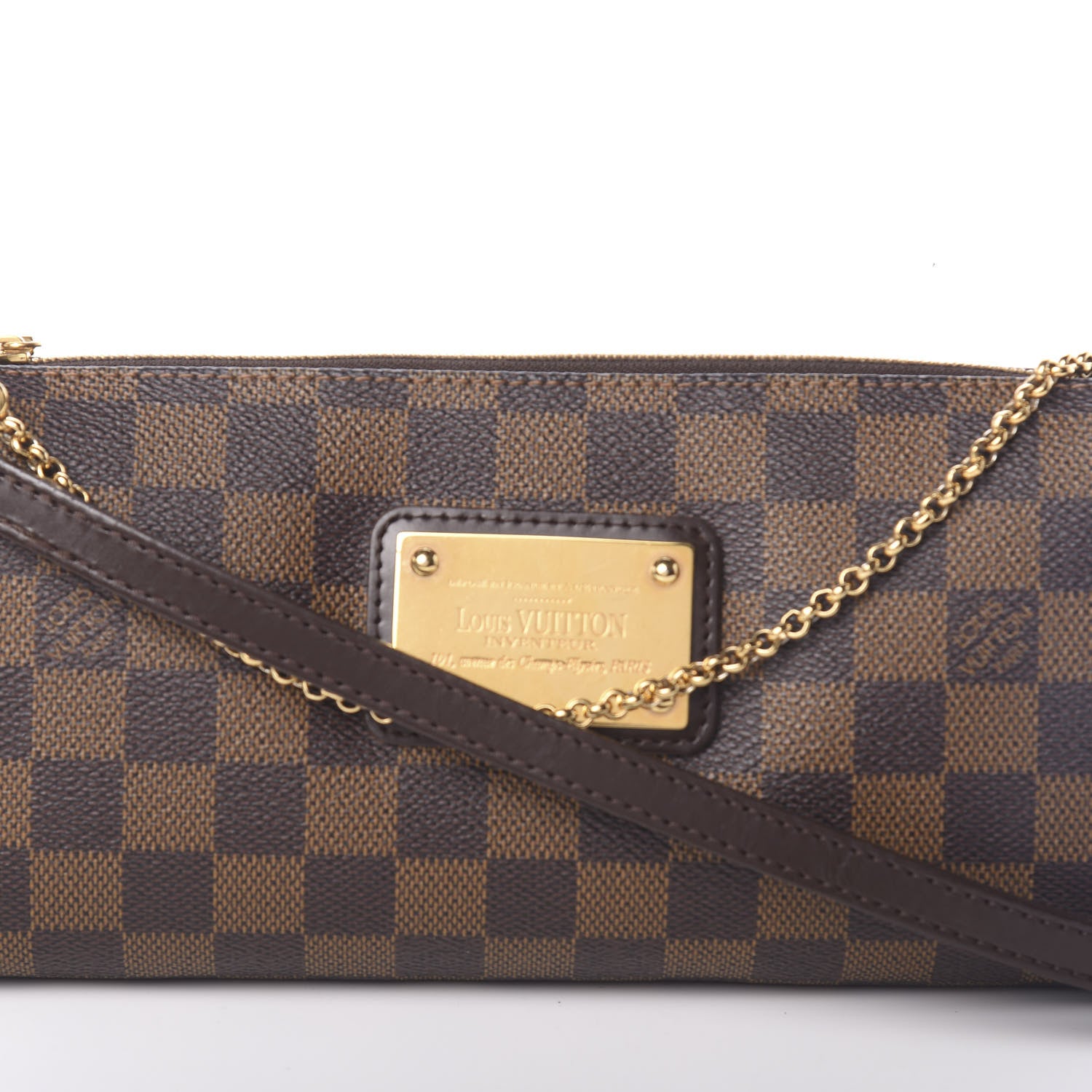 Louis Vuitton Damier Ebene Eva Clutch 9 of 11
