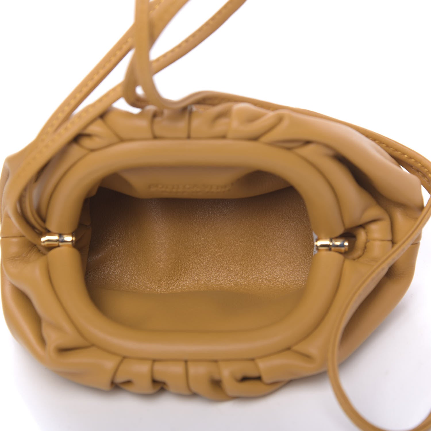 Bottega Veneta Butter Calfskin Coin Purse Caramel 5 of 10