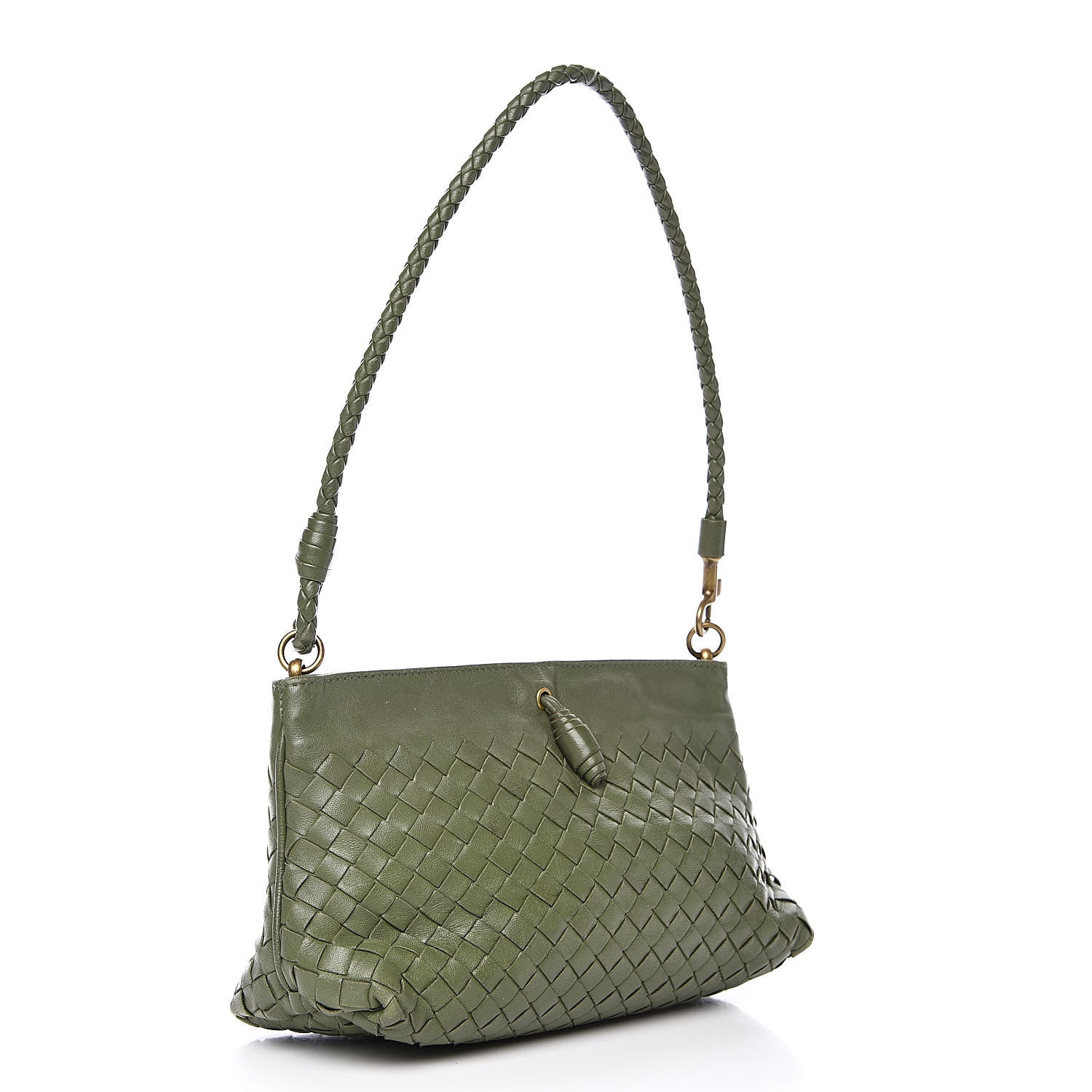 Bottega Veneta Nappa Intrecciato Mini Shoulder Bag Foglia 3 of 15