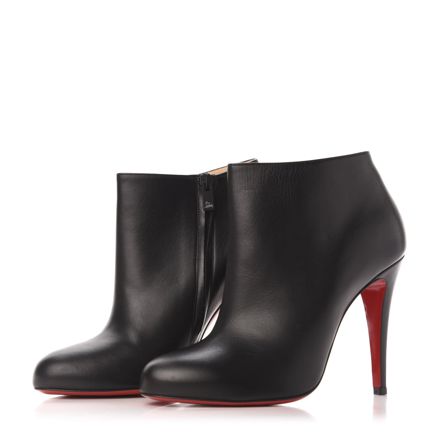 Calfskin Bellissima 100 Ankle Boots 39 Black