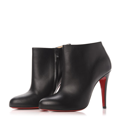 Christian Louboutin Calfskin Bellissima 100 Ankle Boots 39 Black 3 of 7