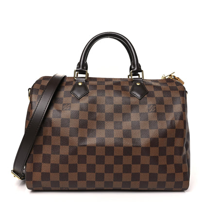 Louis Vuitton Damier Ebene Speedy Bandouliere 30 1 of 10