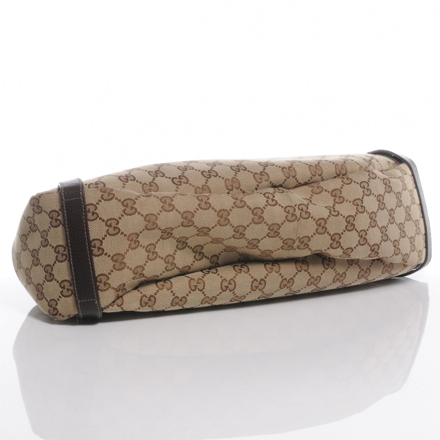 Monogram Medium Abbey Shoulder Bag Dark Brown