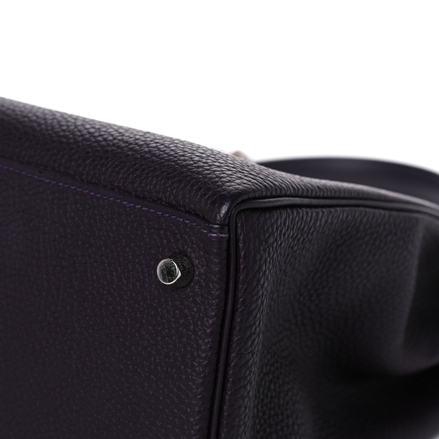 Hermes Togo Kelly Retourne 35 Raisin 9 of 20