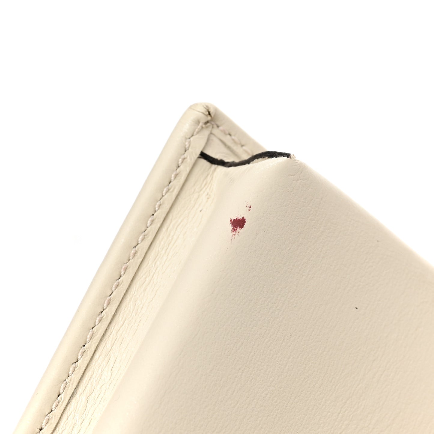Boarded Plutone Calfskin Horsebit 1955 Wallet On Chain Mystic White