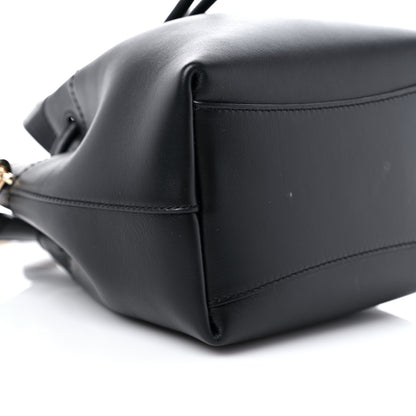 Jimmy Choo Smooth Shiny Calfskin Bon Bon Bucket Bag Black 6 of 8