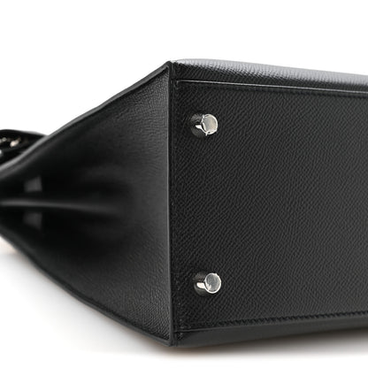 Hermes Epsom Kelly Sellier 28 Black 9 of 11