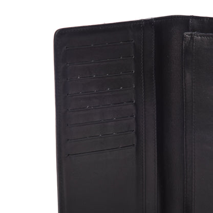 Chanel Lambskin Embossed Logo Yen Wallet Black 11 of 12