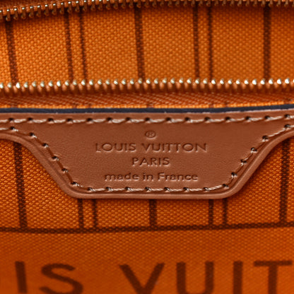 Louis Vuitton Damier Azur Braided Neverfull MM Pink 8 of 16
