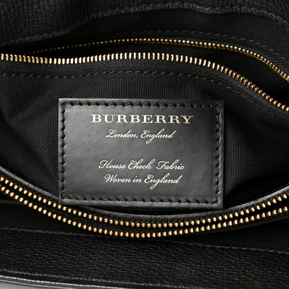 Burberry Derby Calfskin House Check Medium Camberley Black 7 of 13