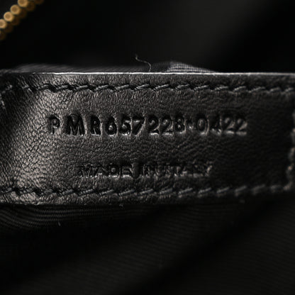 Saint Laurent Patent Le 5 A 7 Hobo Black 7 of 15