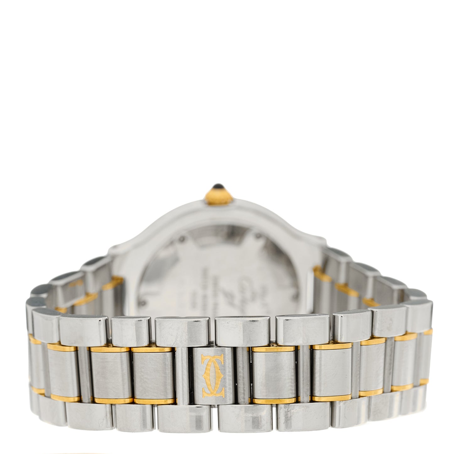 Stainless Steel 18K Yellow Gold 31mm Must De 21 Quartz Watch