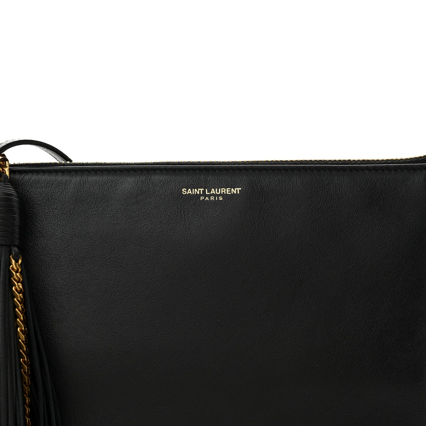 Calfskin Teen Monogram Crossbody Bag Black