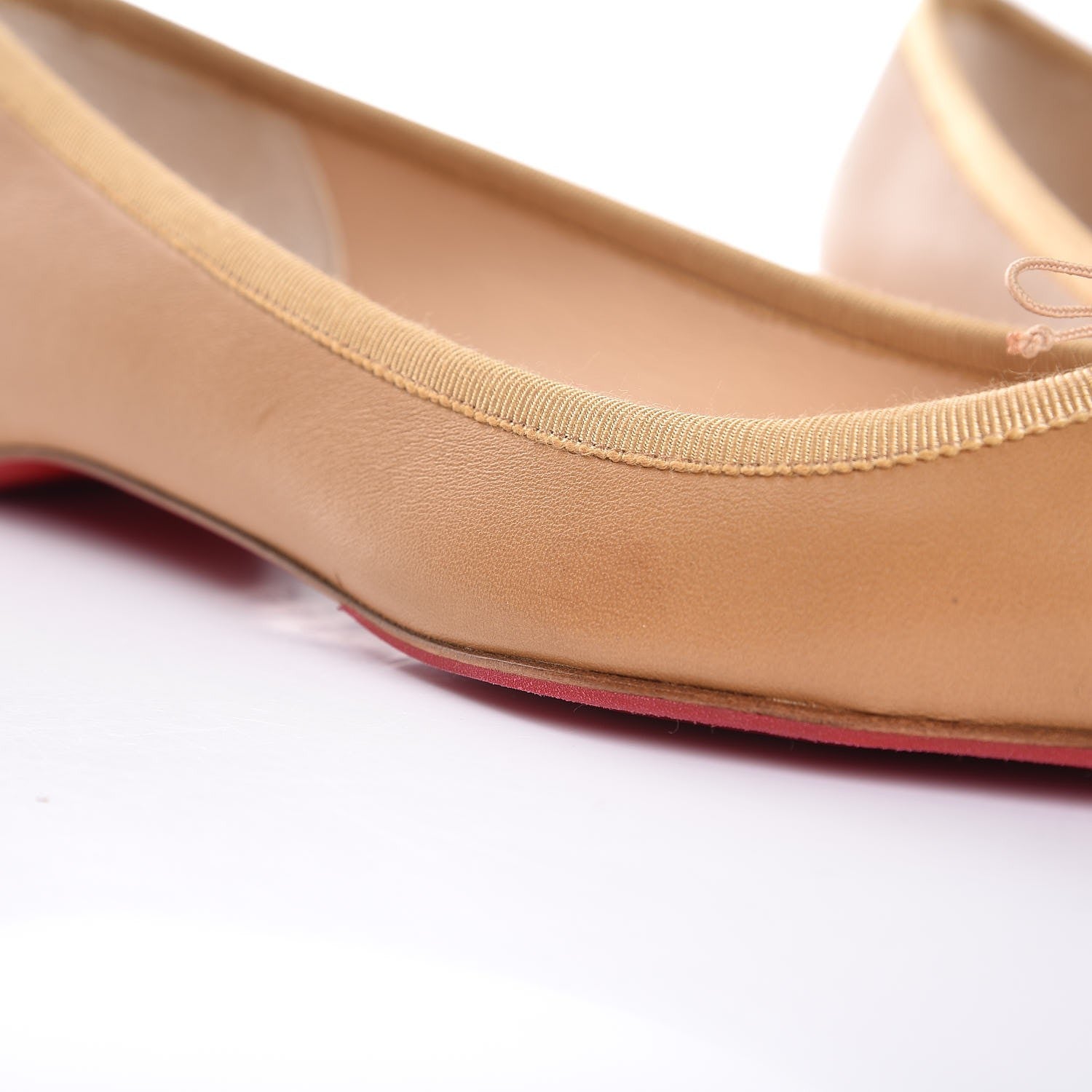 Christian Louboutin Nappa Solasofia Flats 38.5 Nude 8 of 11