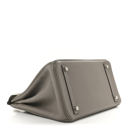 Hermes Taurillon Novillo Birkin 30 Gris Asphalte 4 of 14