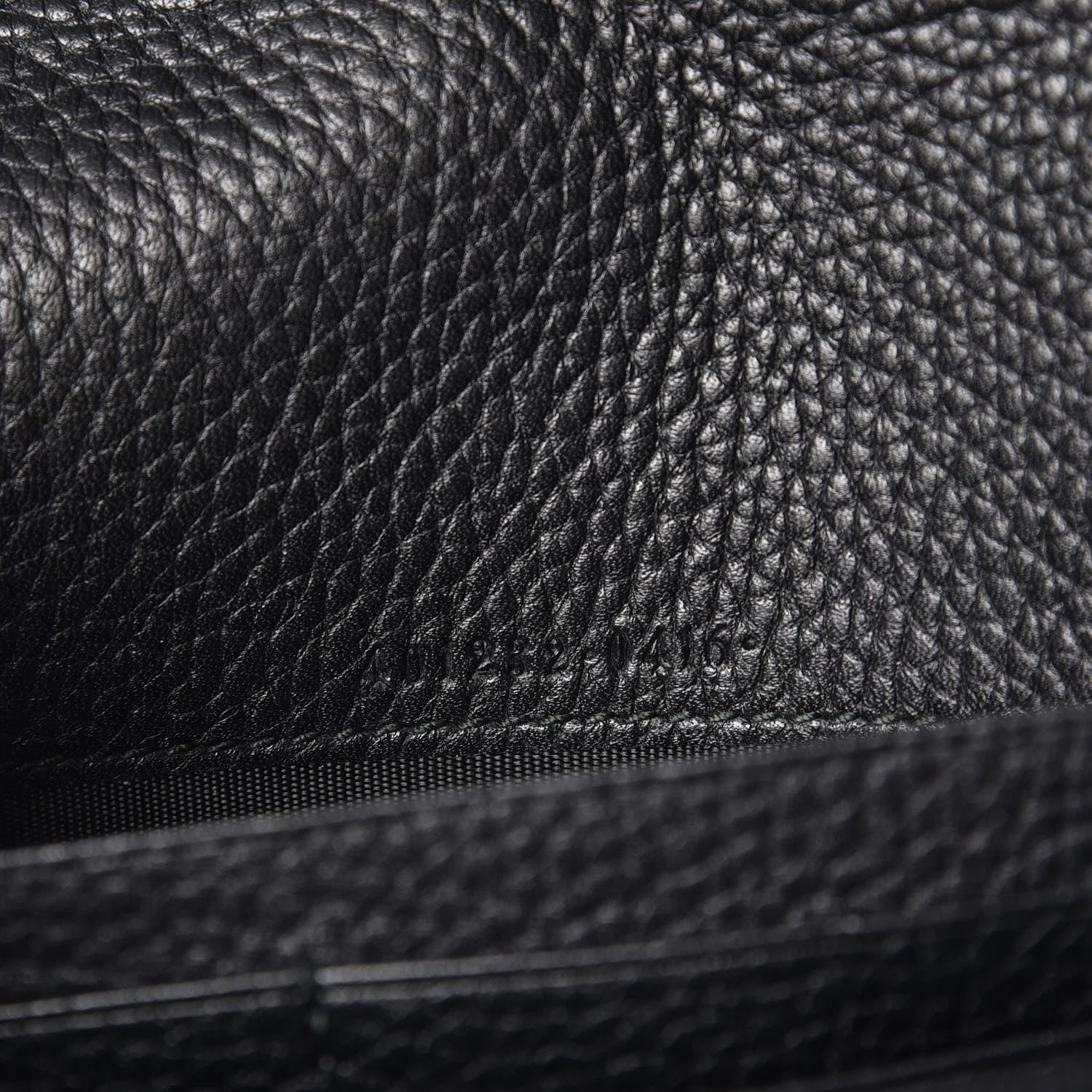 Gucci Calfskin GG Marmont Chain Wallet Black 7 of 8