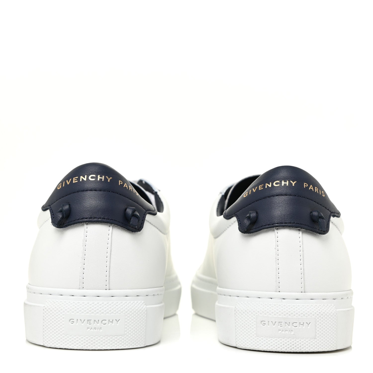 Givenchy Calfskin Mens Urban Street Sneakers 41 White Navy 4 of 10