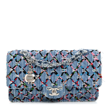Chanel Woven Denim Medium Flap Multicolor 1 of 10