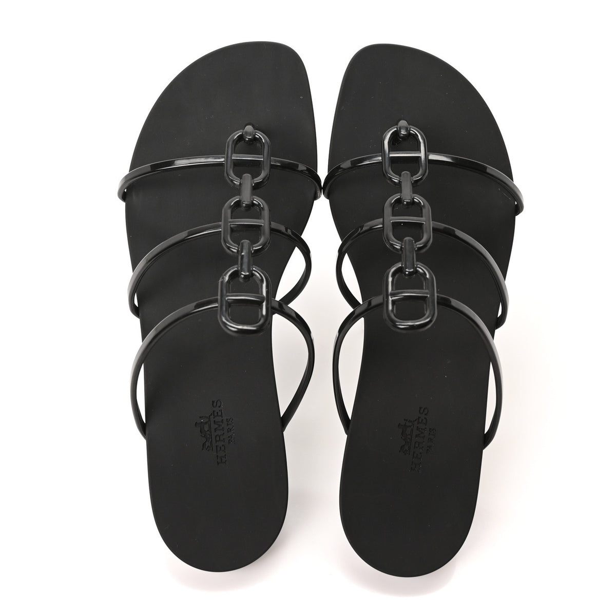 Rubber Womens Mykonos Sandals 39 Black