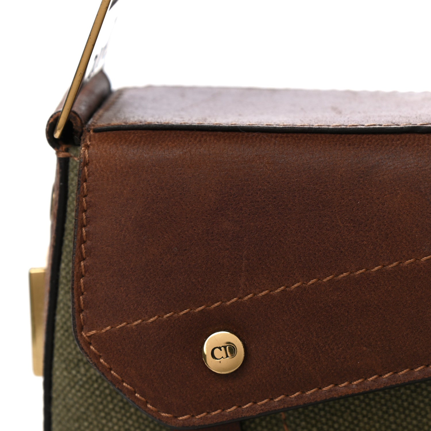 Christian Dior Canvas Calfskin Street Chic Columbus Ave Green 16 of 21