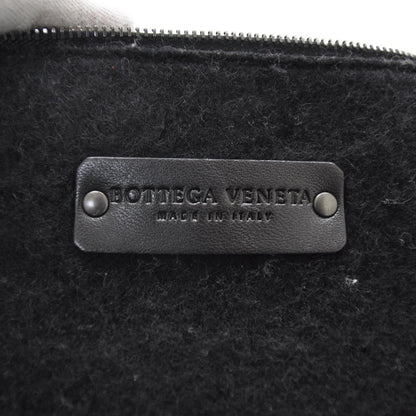 Bottega Veneta Nappa Intrecciato Wool Detail Tote Nero Black 7 of 9