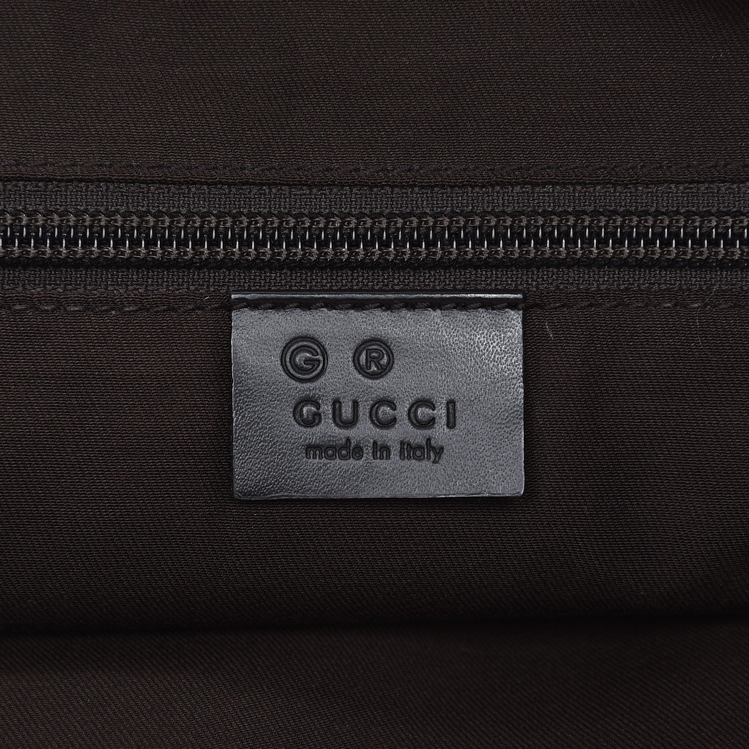 Gucci Denim Monogram Messenger Bag Dark Brown 6 of 10
