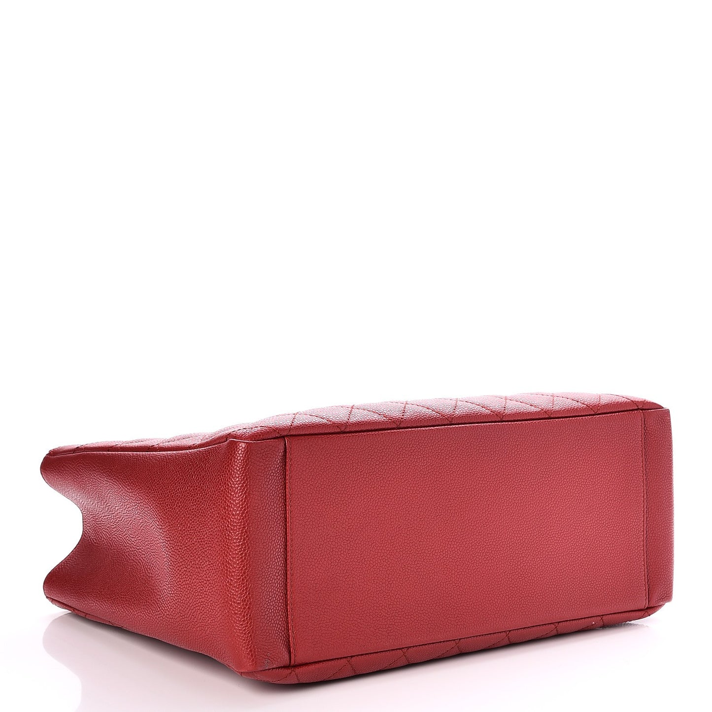 Caviar Quilted Grand Shopping Tote GST Red