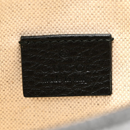 Gucci Grained Calfskin Sylvie Web Kingsnake Small Camera Bag Black Multicolor 7 of 12