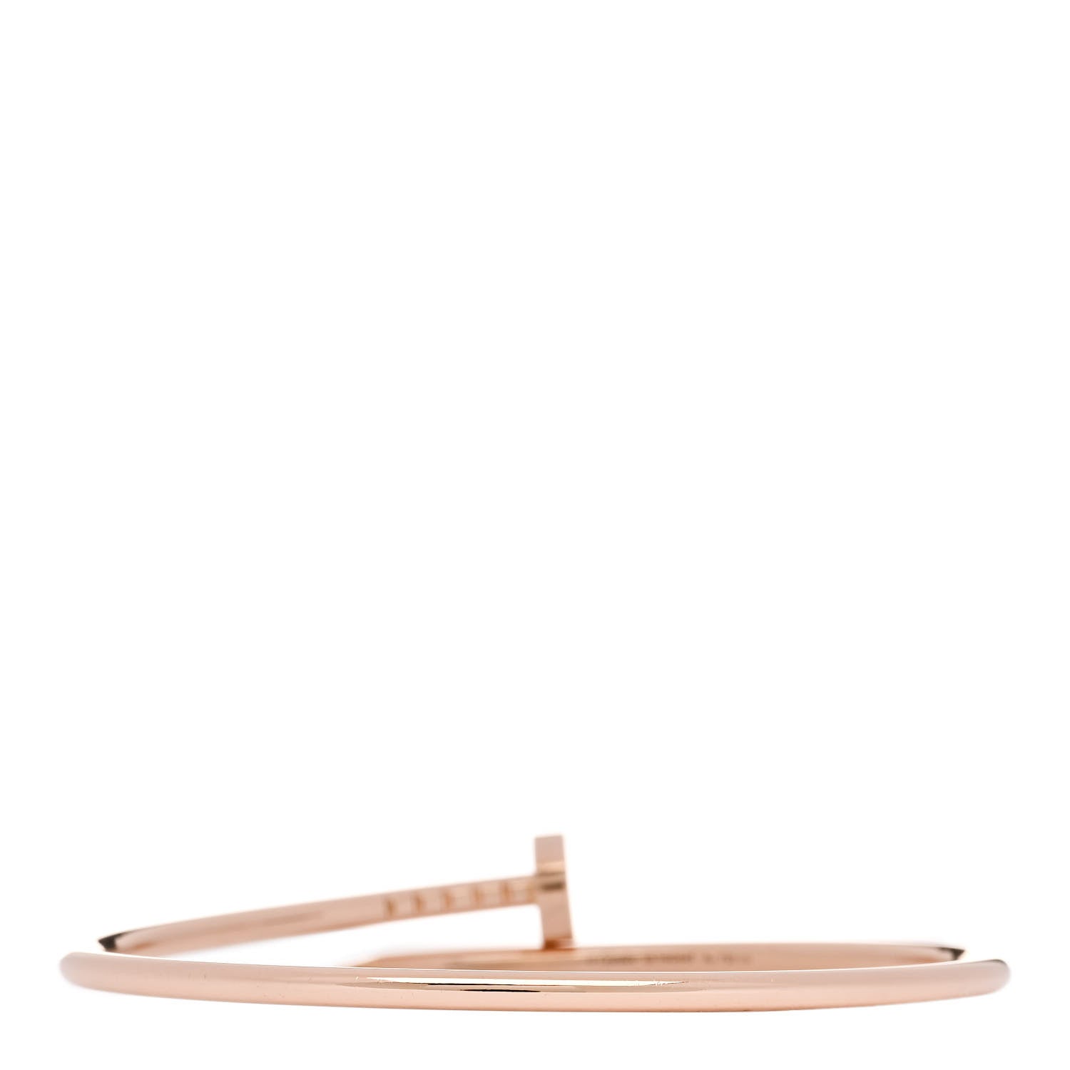 Cartier 18K Pink Gold Small Juste Un Clou Bracelet 16 2 of 4