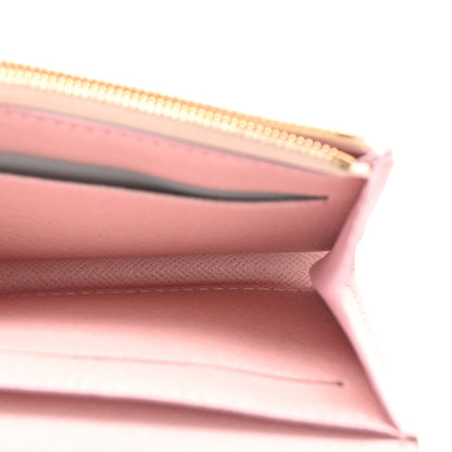 Louis Vuitton Damier Azur Rosalie Coin Purse Rose Ballerine 5 of 6