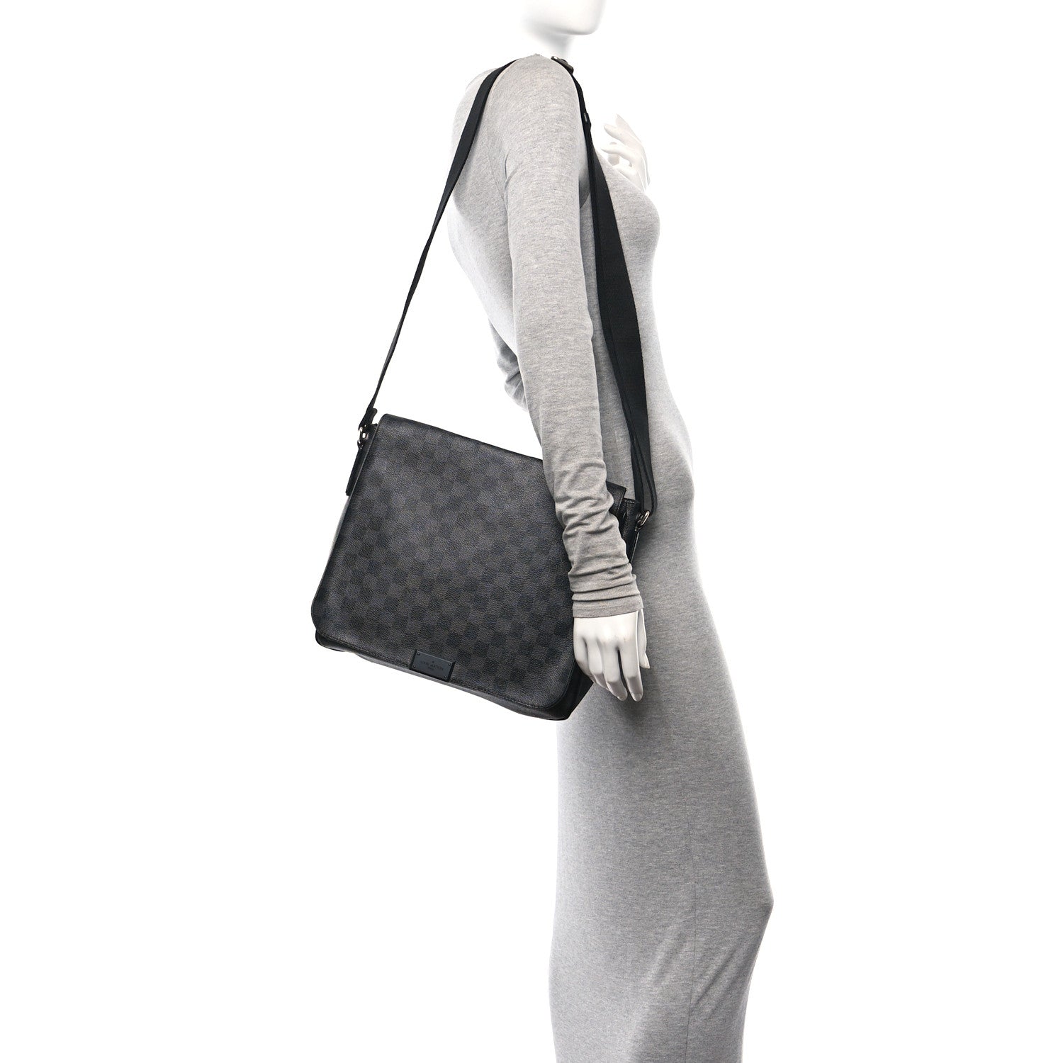 Louis Vuitton Damier Graphite District MM 2 of 9