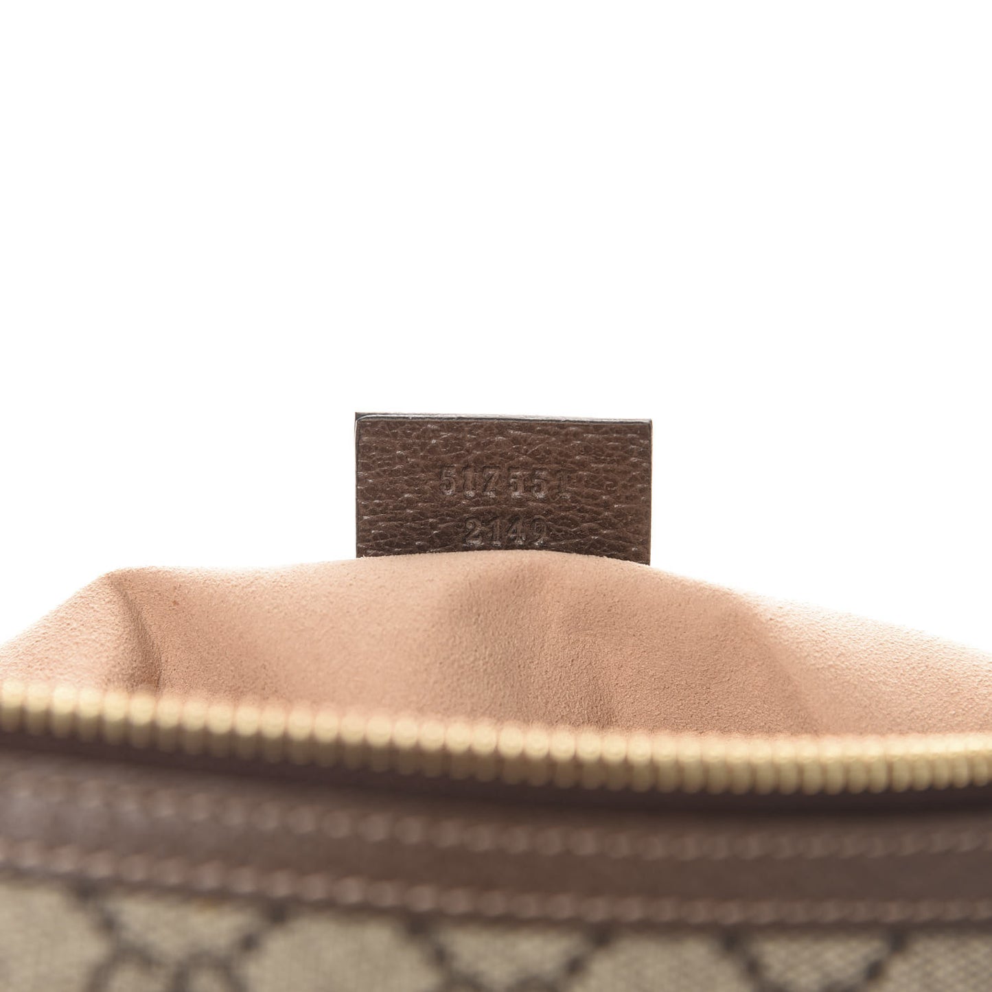 GG Supreme Monogram Large Ophidia Pouch Clutch Brown