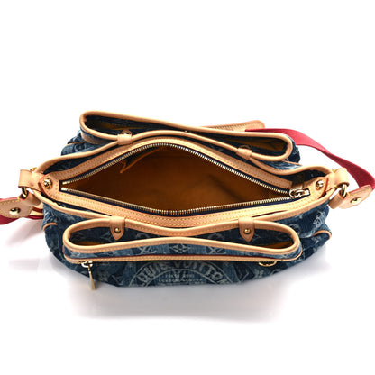 Louis Vuitton Denim Raye Porte Epaule MM 4 of 10
