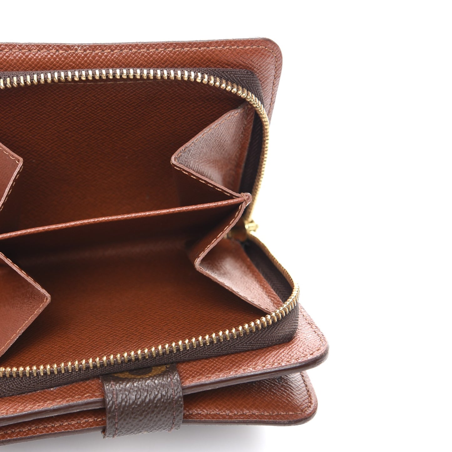 Monogram Compact Zippe Zipped Wallet