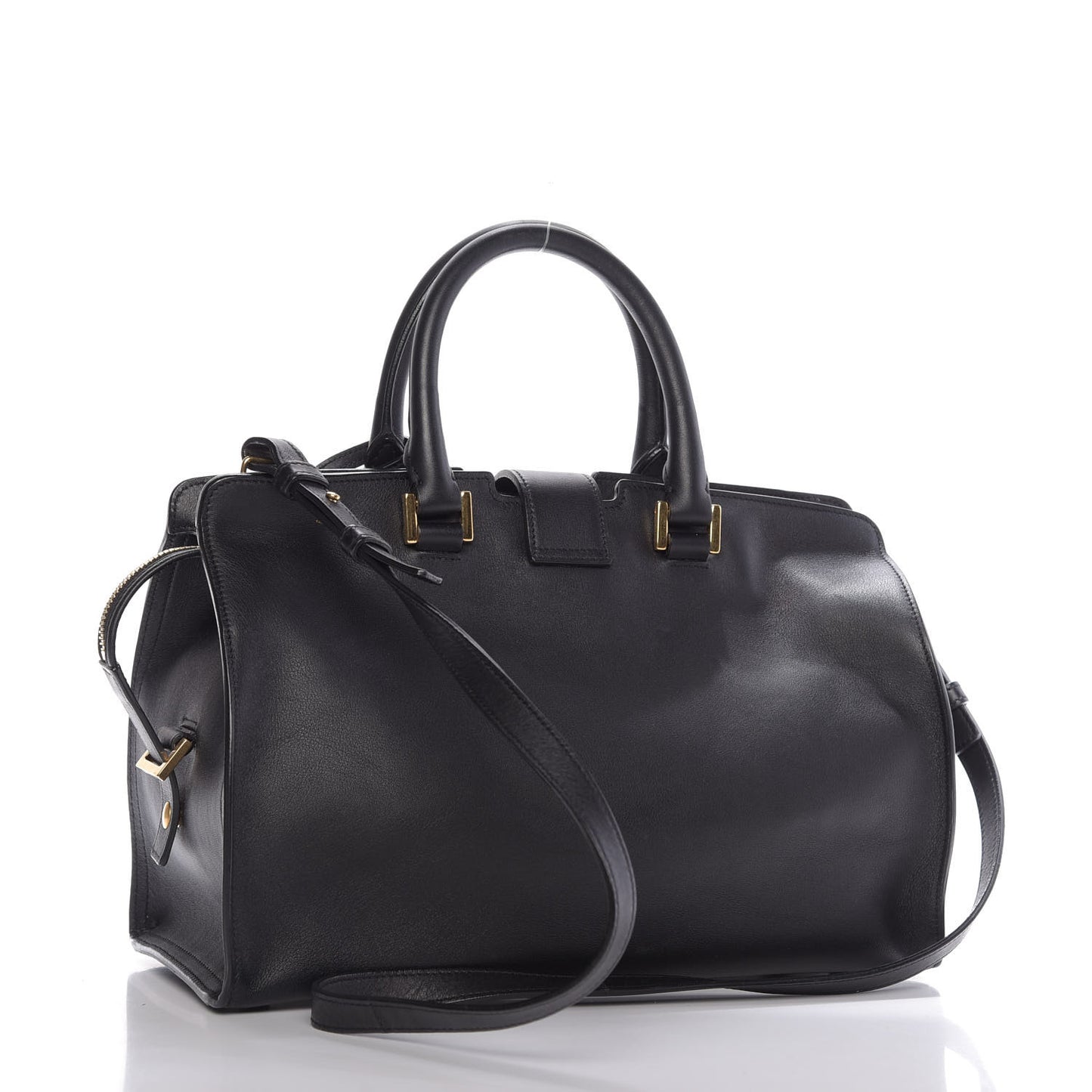 Smooth Calfskin Small Monogram Cabas Black