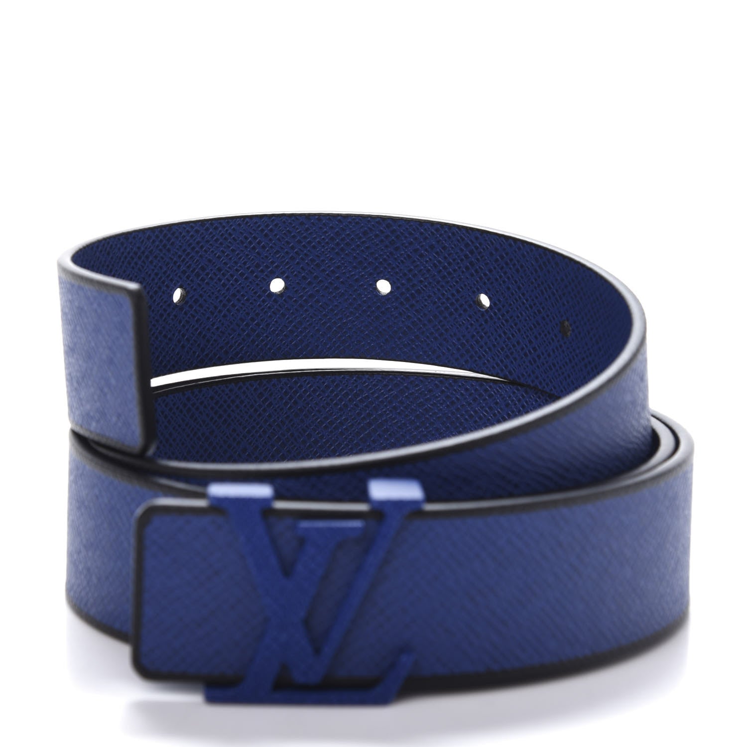 Louis Vuitton Taiga 35mm LV Initiales Belt 100 40 Cobalt 5 of 7